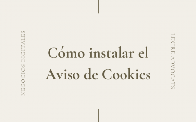 Cómo instalar el Aviso de Cookies