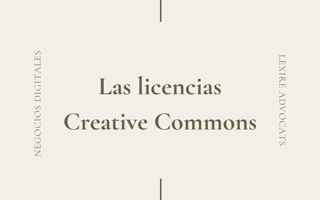 Las licencias Creative Commons