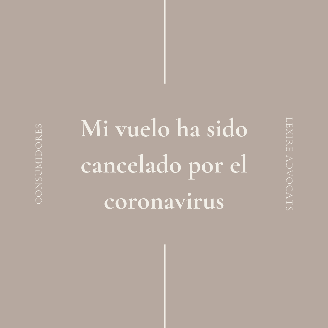 Cancelación del vuelo Cancelación del vuelo