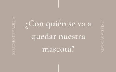 ¿Quién se va a quedar con nuestra mascota?