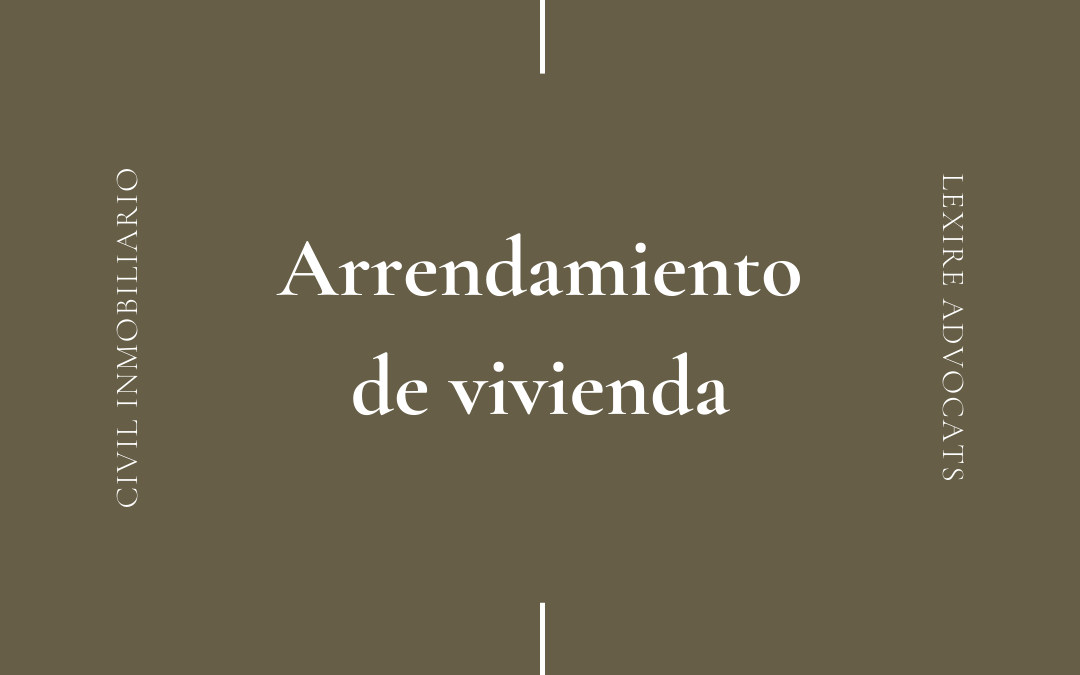 Arrendamiento de vivienda