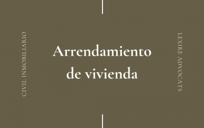 Arrendamiento de vivienda