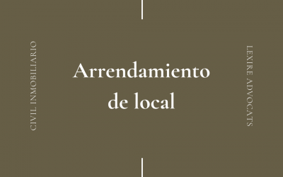 Arrendamiento de local
